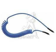 Tuyau spiralé polyuréthane Ø6.5x10mm - équipé raccords M G1/4 BSPT - 6m - Prevost PUS 66
