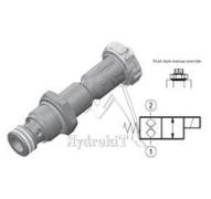 Cartouche 2/2 à clapet Double Normalement Fermé - 15L/min - 250bar - sans bobine - 3/4-16UNF Ø15.8mm