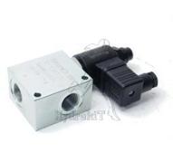 Electrovanne à clapet 2/2 simple normalement fermé 1/4" 24 VCC