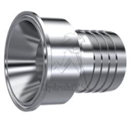 Ferrule CLAMP Ø50.5mm - douille crante Ø38mm - Inox