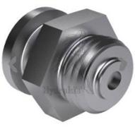 Graisseur droit plat - BSPP 1/4 - DIN3404A - tête Ø16mm - Acier - boîte de 100