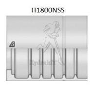 Jupe à sertir flex Ø32 pour flexible AB5/AB5+/AB6 sans denudage - H1800NSS-20