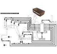 Kit graissage sur chargeur MX T406 à T418 - source hydraulique