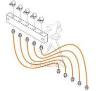 Kit graissage regroupement de point sur barrette - 5 points pour palier en M8x100