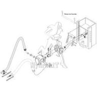 Pump kit 65 cm3 support and hoses c