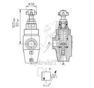Limiteur de pression - 150-250bar - 50L/min - G1/2 - Réglage par volant