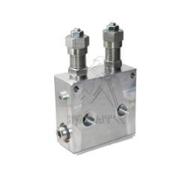 Bloc anti-choc anti-cavitation 5 voies G1/2 - 80 l/min - 210bar - alu