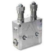 Bloc anti-choc anti-cavitation 5 voies G3/4 - 80 l/min - 210bar - alu