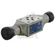 Valve modulaire Cetop3 - Limiteur pression A>T & B>T - 20 à 130bar - réglage molette