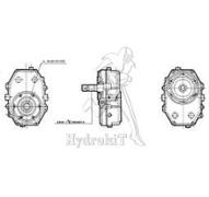 Multiplicateur arbre male PTO Z6 - Flasque DIN5482 Z20 - 1:3.5 36KW 540/1836
