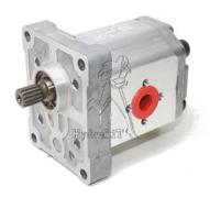 Moteur engrenages montage Binger GR1 4.3 cm3 - bidirectionnel - 210bar - flasque DIN arbre cannelé