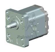 BG2 Zahnradmotor 8 cc Drehrichtung rechts Konus 1/8  Frontflansch 71,5x96,2mm Anschlüsse 40x35mm