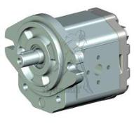 Moteur engrenages GR2 8 cm3 - rotation gauche - flasque SAE A arbre cylindrique SAE A Ø15.87mm