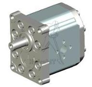 Moteur engrenages GR3 22 cm3 - bidirectionnel - flasque Italien arbre cylindrique SAE B Ø22.22mm