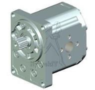 Moteur engrenages GR3 44 cm3 - bidirectionnel - flasque DIN arbre cannelé SAE B Z13