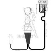 Manipulateur Ergokit câble 3 fonctions double effet - base en croix + 1 interrupteur On/Off/On