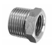 Union male 1'" BSP conique - femelle 3/4" BSP - court