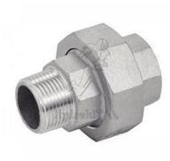 Raccord mâle/femelle - G1"1/2 conique - G1"1/2 - Inox 316L - Moulé Portée Conique