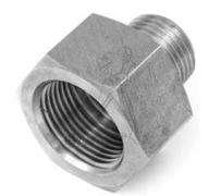 Raccord mâle/femelle - G1"1/2 conique - G2" - Inox 316L