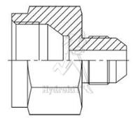 Union male 7/16 JIC - femelle 3/8 JIC