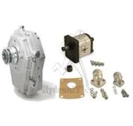 Pompe multiplicateur alu - Grp 3 - 104 L/min - 55cm3 - max 100 bar - arbre femelle avec verrou