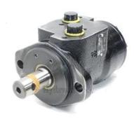 Moteur WP 159cc - arbre cylindrique Ø25.4mm avec perçage - Flasque SAEA 2 trous - G1/2 - Série WP155