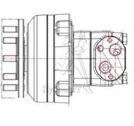 Moteur OMT FX 250cc - Flasque 5 trous - Fixation Roue 4 trous - Ø172mm - G3/4 -  frein négatif