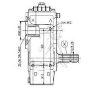 Zapfwellengetriebe Z6 männlich / Z8 weiblich - LKW-Pumpe ber