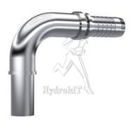 Nipple Ø6mm - Mâle lisse Ø10mm 90° - Inox