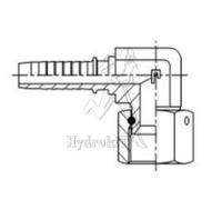 Elbow nipple 90° Ø5/8 female JIC 37