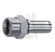 Nipple Ø6mm - Mâle DIN 8L - Inox