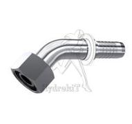 Nipple ø10 rotating nut 12 L 45° st