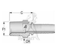 Nipple Ø10mm - Mâle NPT 1/2