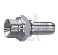 Nipple Ø10mm - Mâle BSPP 3/8 - Inox