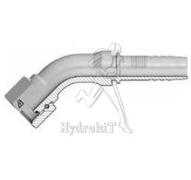 Nipple Ø13mm - Fem BSPP 1/2 45° interlock - sans dénudage - H18