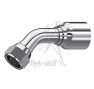 Nipple Ø13mm - Fem JIC 7/8 45° - Pré-sertie - Inox