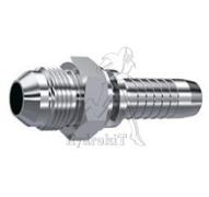 Nipple Ø13mm - Mâle JIC 7/8 - Inox