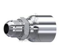Nipple Ø13mm - Mâle JIC 7/8- Pré-Sertie - Inox