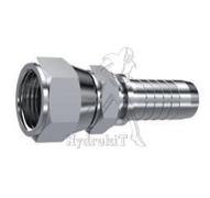 Nipple Ø13mm - Fem JIC 7/8 - double hexagonal - Inox