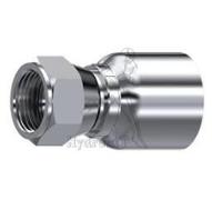 Nipple Ø13mm - Fem JIC 7/8 - Pré-sertie - Inox