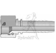 Nipple Ø19mm - Fem JIC 1-1/16 interlock - sans dénudage - H18