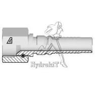 Nipple Ø19mm - Fem JIC 1-5/16 - double dénudage - H17