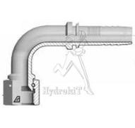 Nipple Ø25mm - Fem JIC 1-5/16 90° interlock - sans dénudage - H18