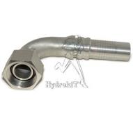 Nipple Ø32mm - Fem BSPP 1-1/2 90° - double dénudage