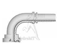 Nippel Ø38mm Interlock-Schelle 90° 1-1/2 SAE 3000 PSI – ohne