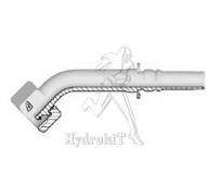 Nipple Ø38mm - Fem DIN 38S 45° - double dénudage - H17