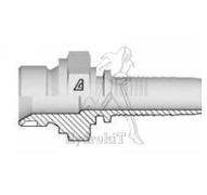 Nipple Ø38mm - Mâle BSPP 1-1/2 interlock - sans dénudage - H18