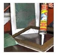 Colle mastic de couleur blanche - haute perf - cartouche 290 ml