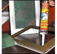 Colle mastic de couleur noir - haute perf - cartouche 290 ml