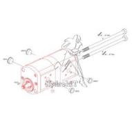 Pompe JOHN DEERE 2345F 16+16cc rotation gauche